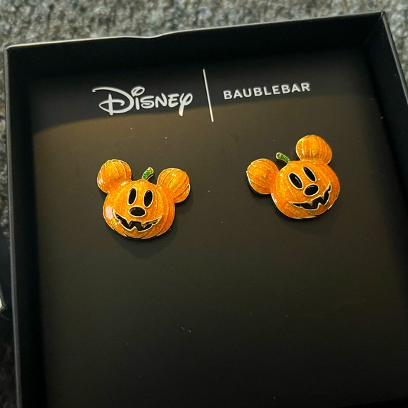 Disney Jewelry - Mickey Mouse Disney Pumpkin Earrings